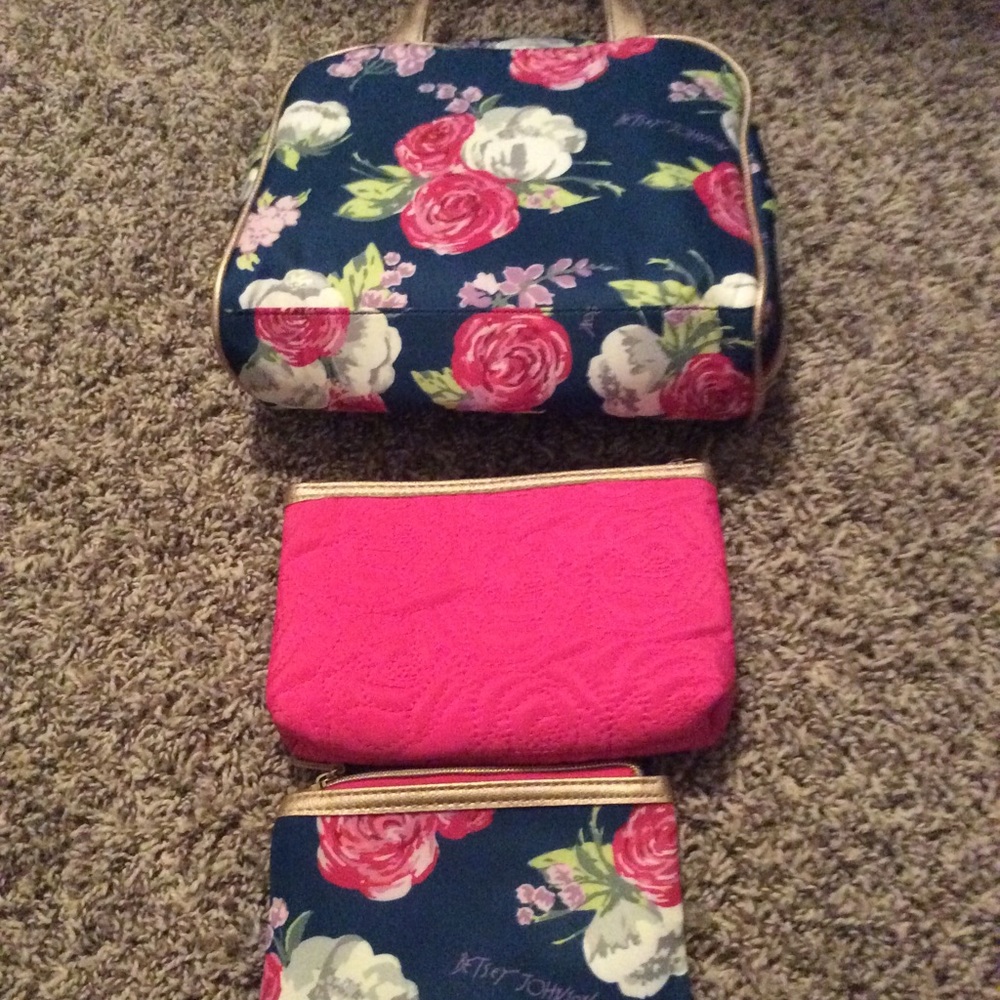 Betsey Johnson traveling set